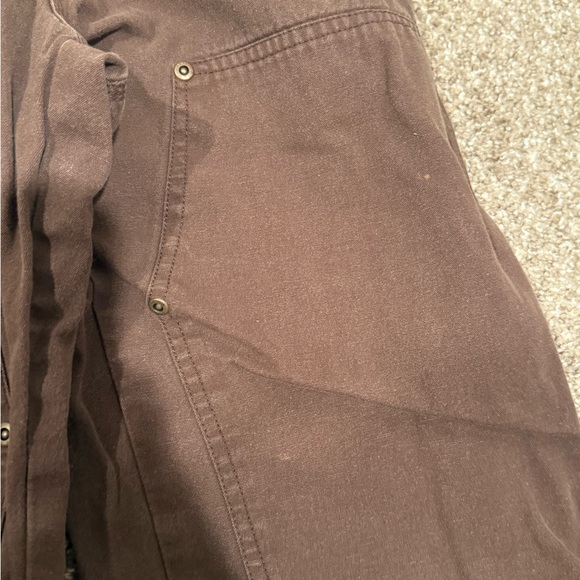 Men's Brown Utility Work Pants - Picture 3 of 6